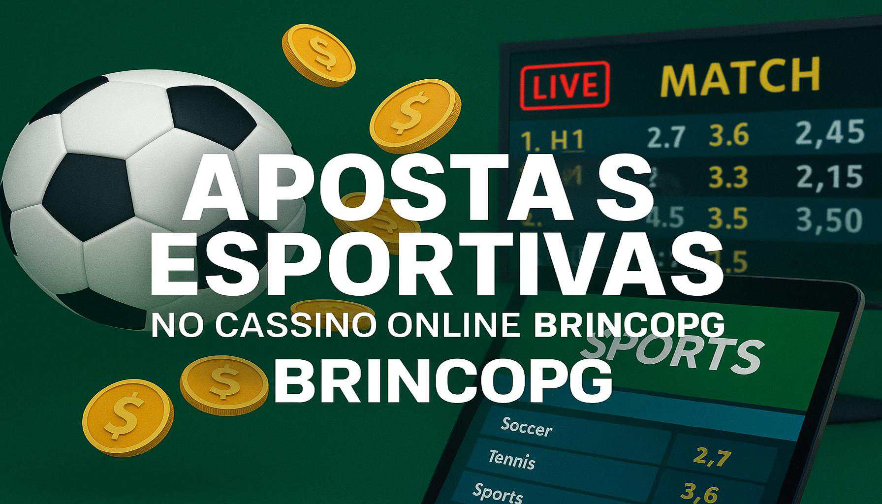 Aposte em apostas esportivas no cassino online BRINCOPG